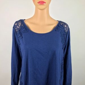 Lace-Trim Top, Royal Navy K#34